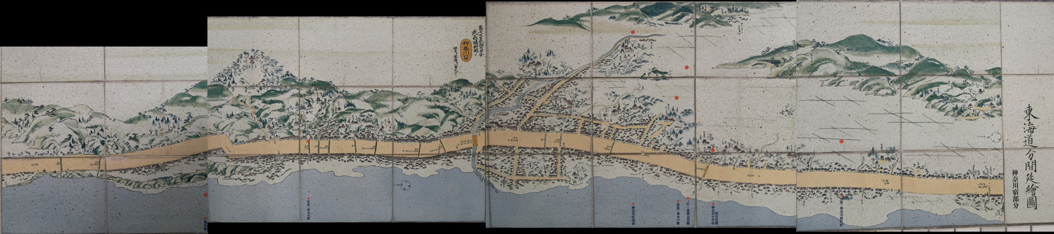 神奈川宿古地図